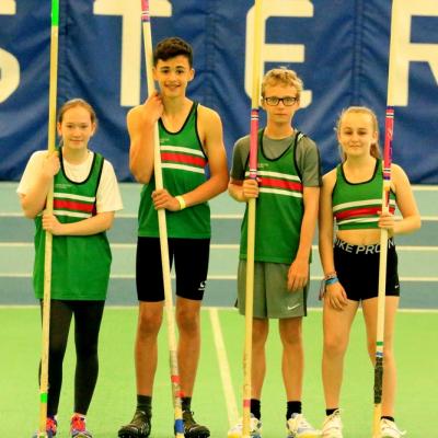 Pole Vaulters At Sportcity Ydl