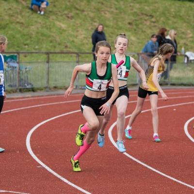 Thea Brown Lily Olsdale U13g Relay
